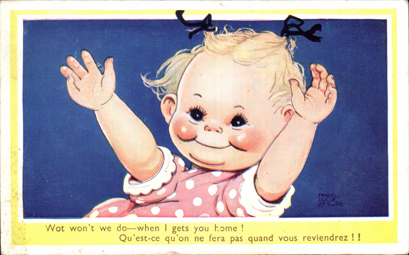 Fantasia - nino - humor - ilustracion - que no nosotros C cuando le conseguimos casero - CPA