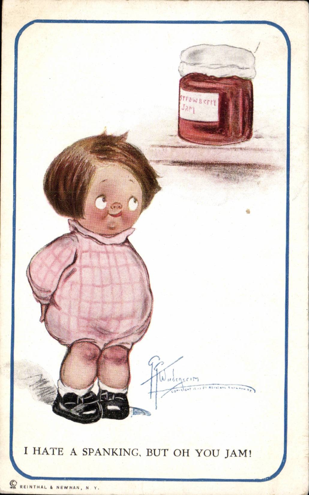 La fantasia - nino - humor - ilustracion - I acelera tiene meta spanking oh usted atasco!  - CPA