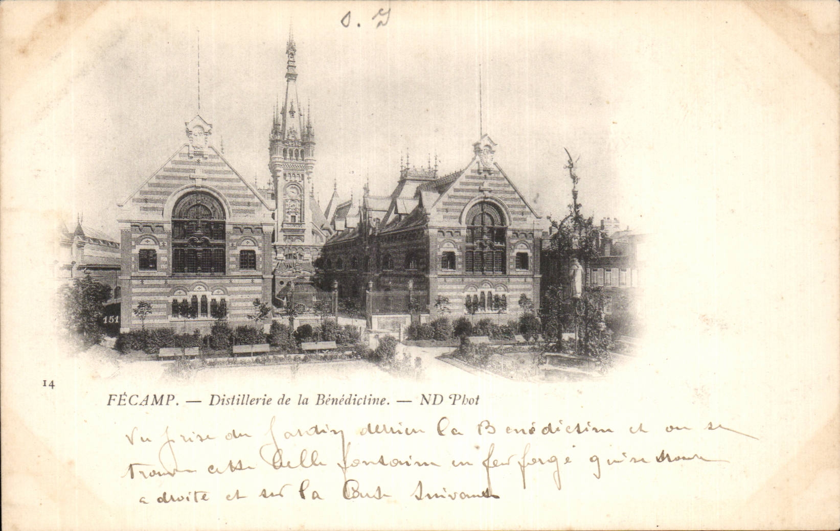 Fecamp - destilacion del benedictino - CPA