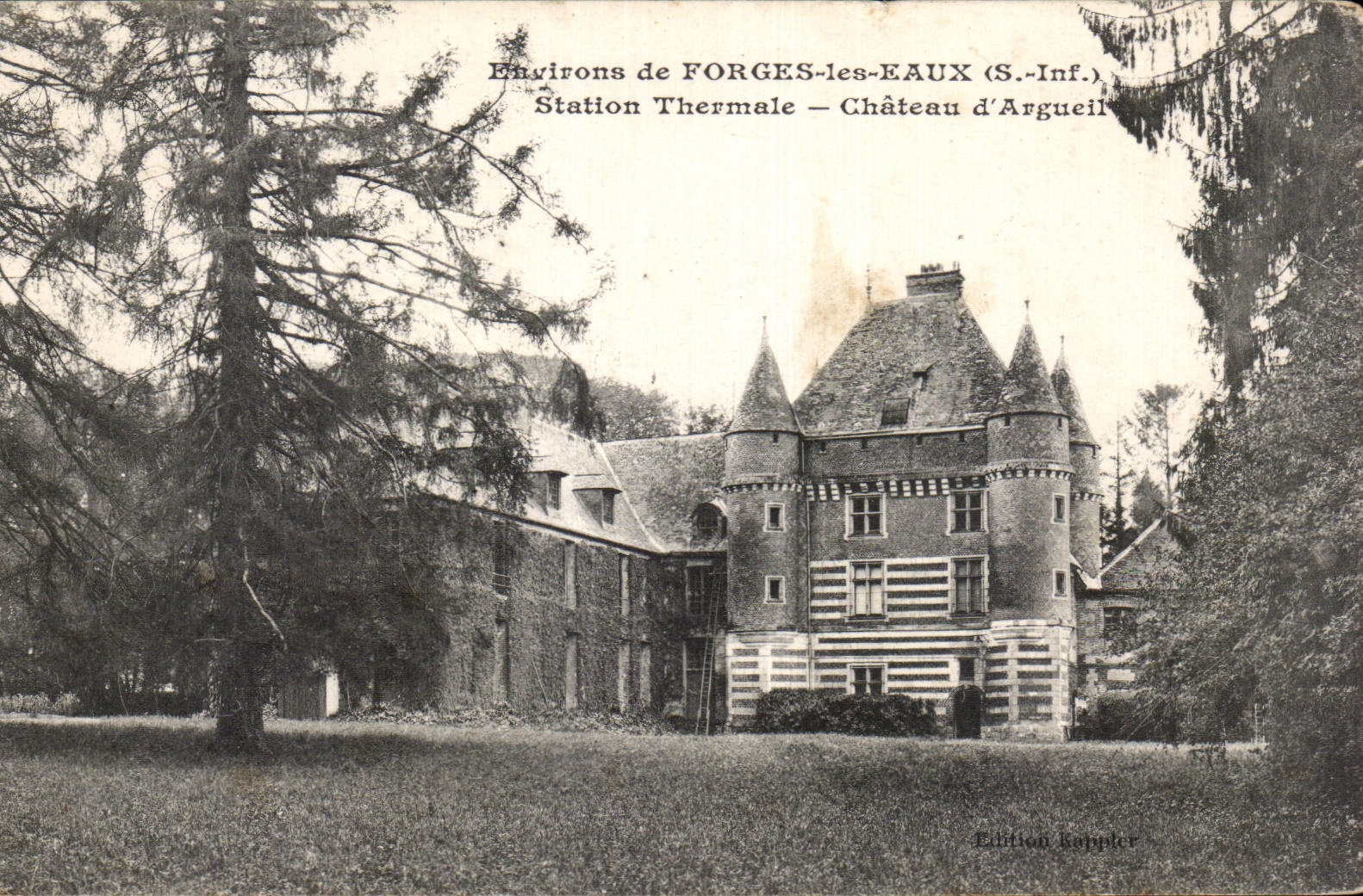 Forging mills Water - Thermal spa - Castle of Argeuil - CPA