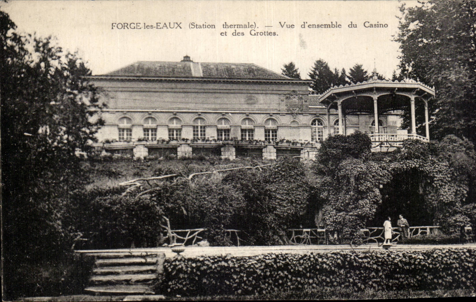 Forging mills Water - Overall picture of the Casino and the Caves - CPA