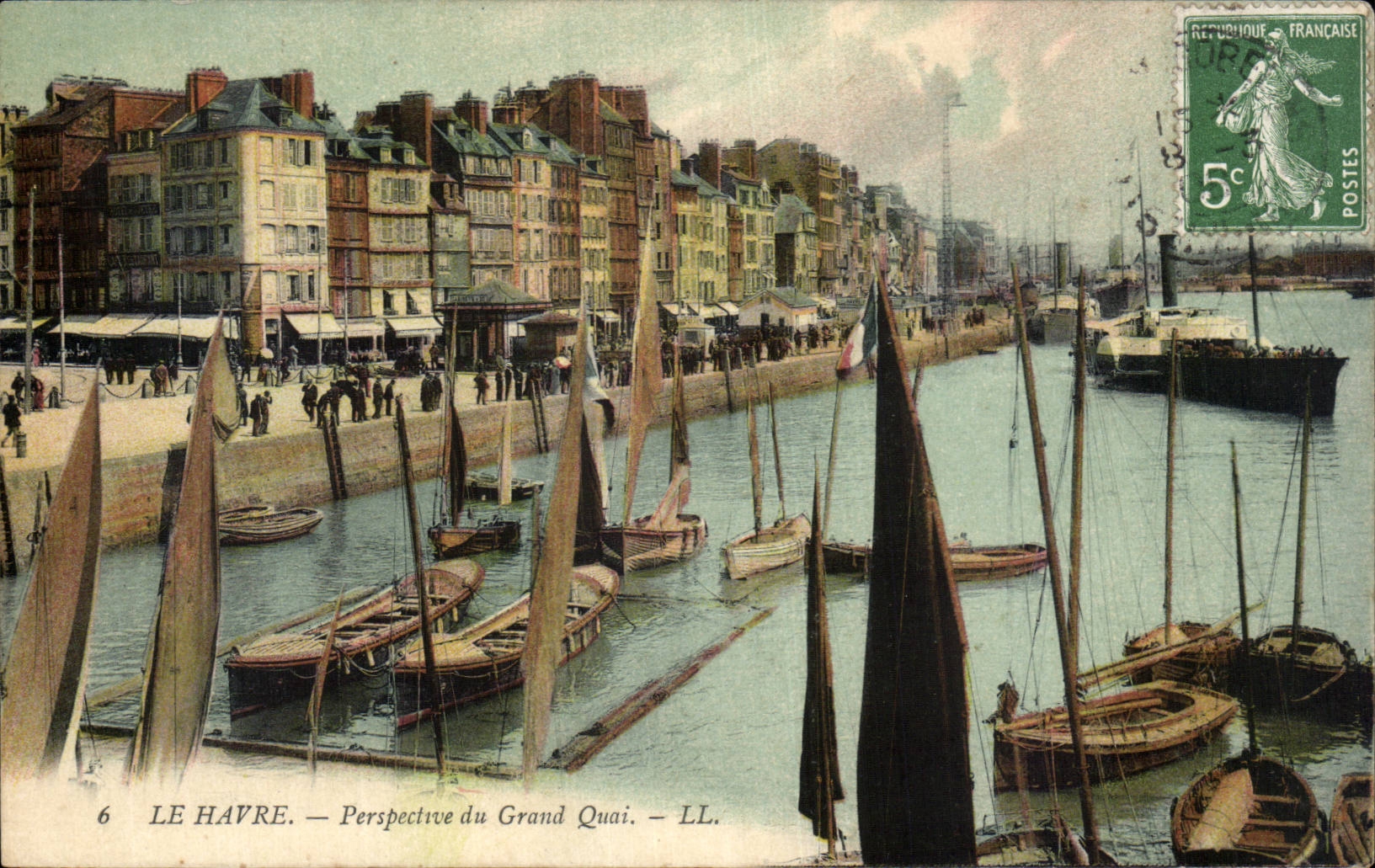 Le Havre - opinion el Quay grande - CPA