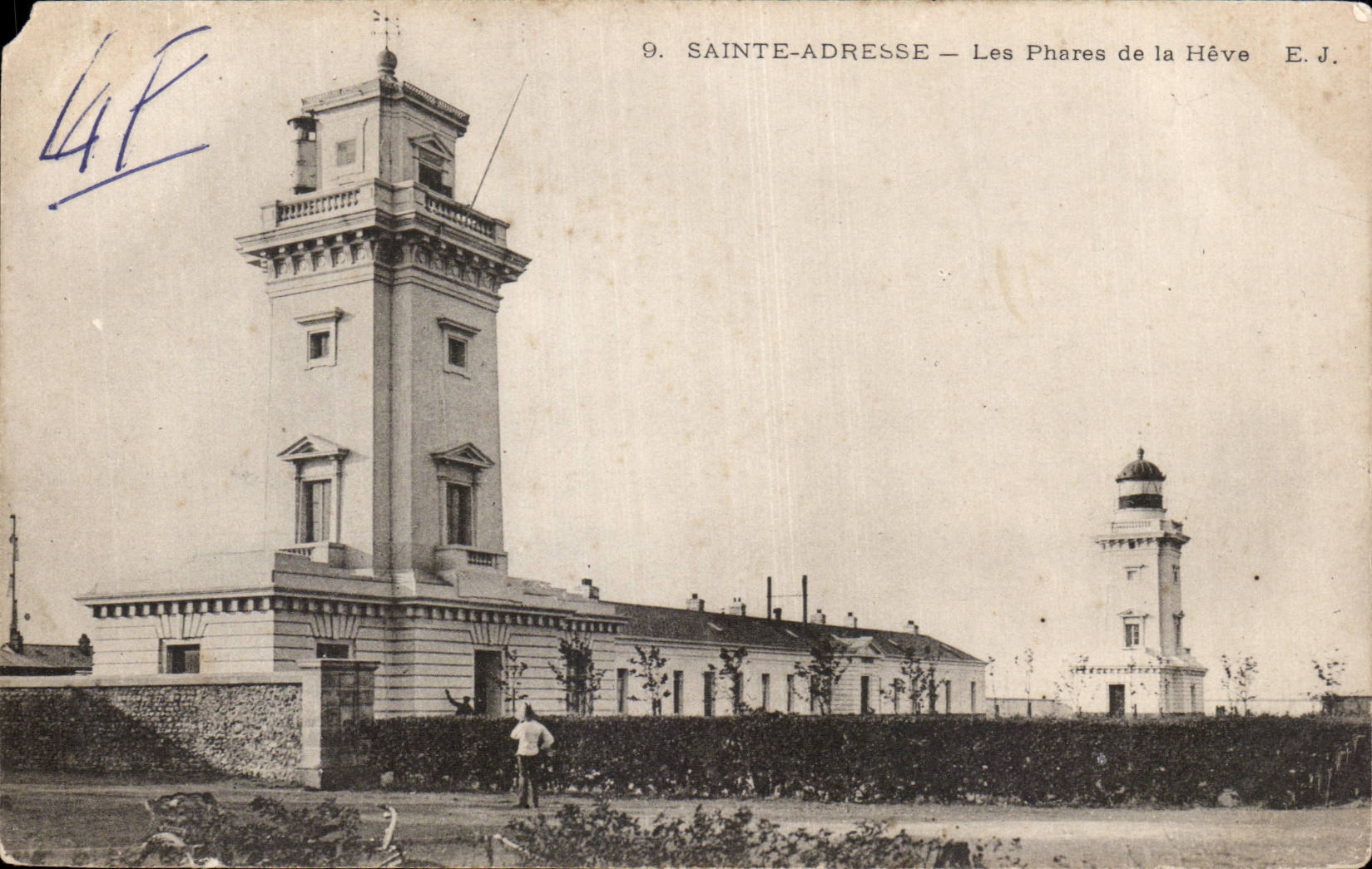 Sainte Address - Lighthouses of Heve - lighthouse - CPA