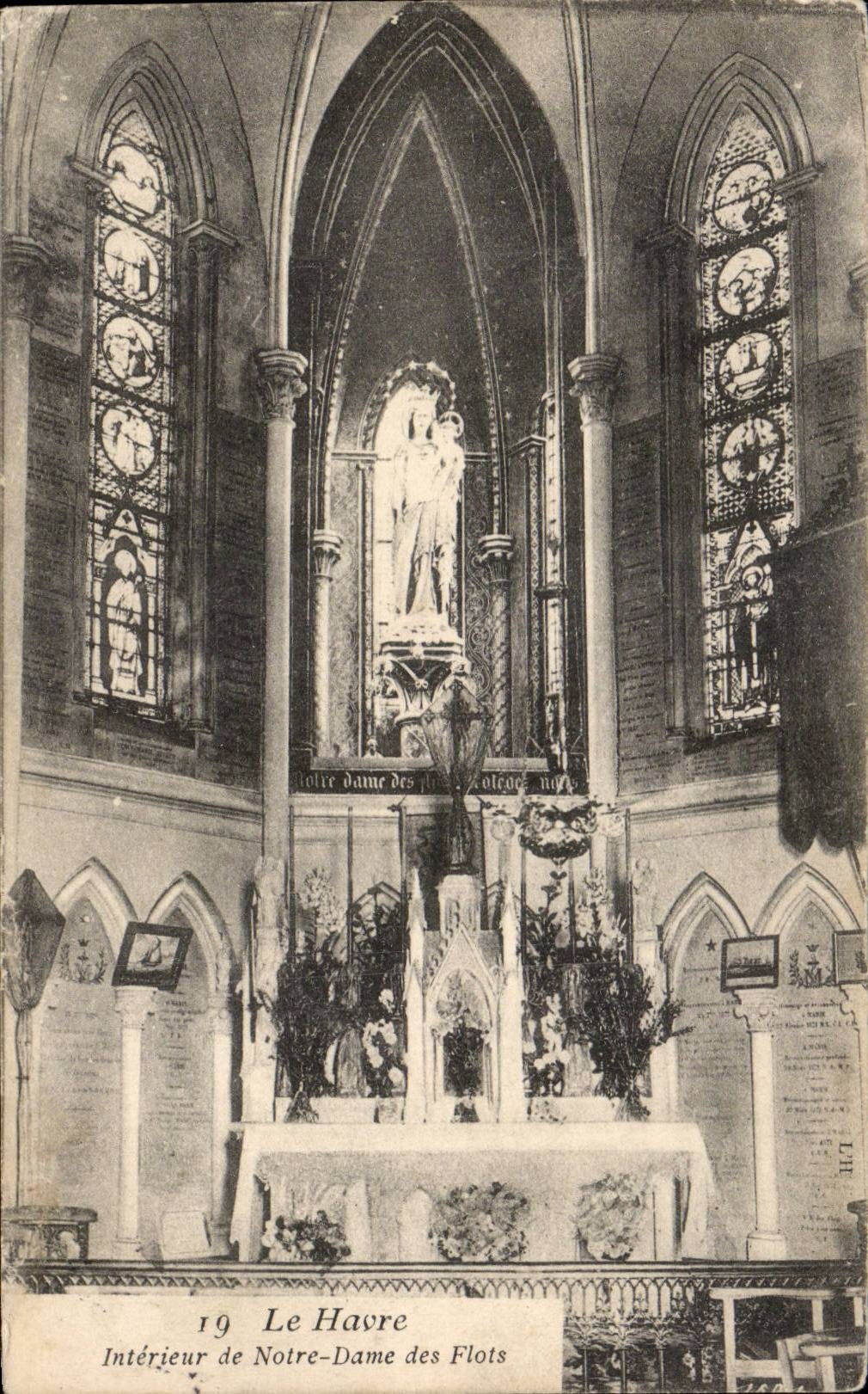 Le Havre - Notre Dame de las inundaciones - CPA