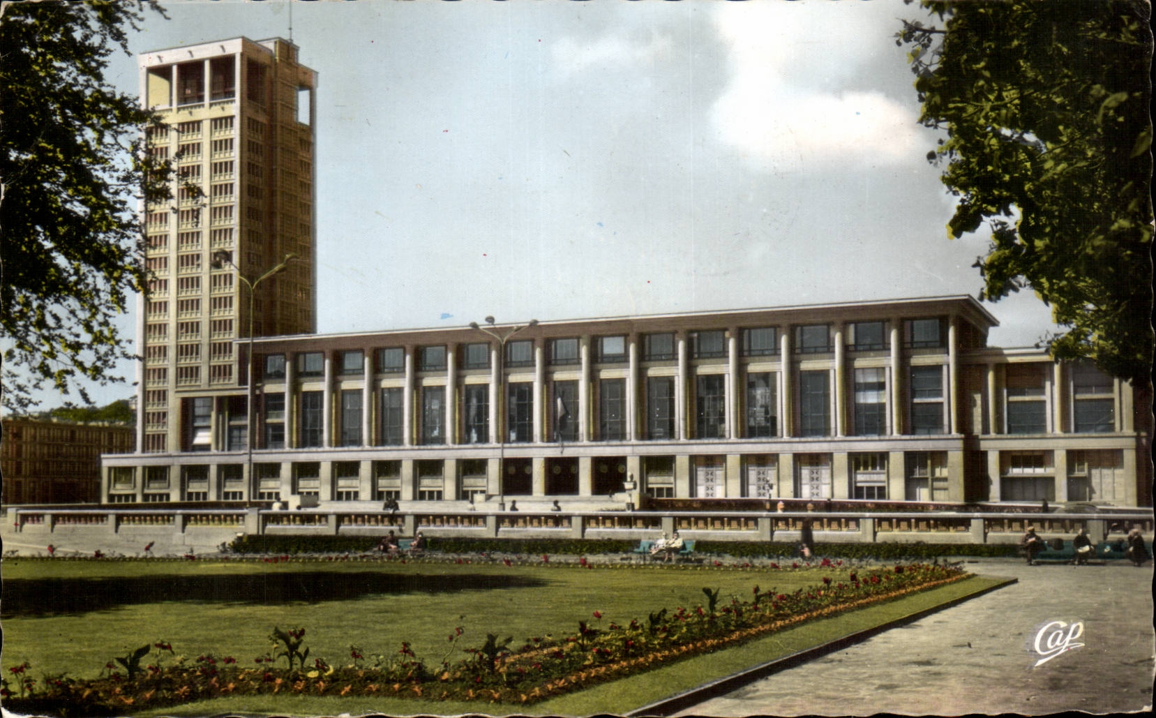 Le Havre - el ayuntamiento - CPA