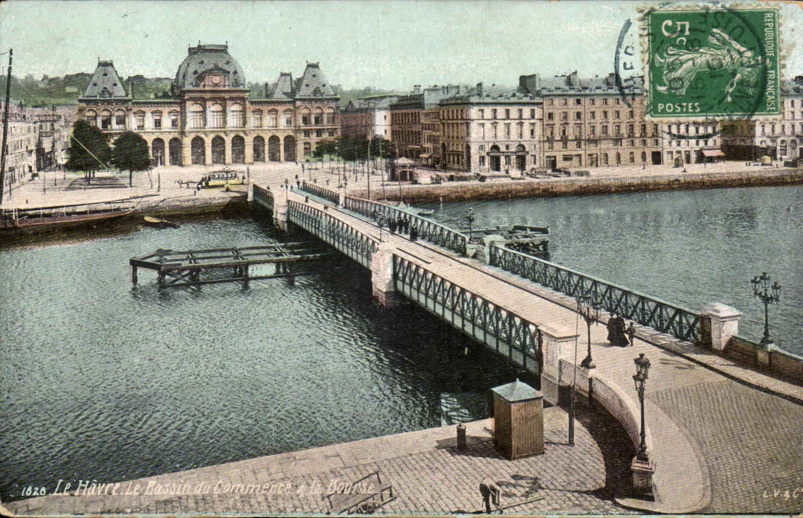Le Havre - anuncio publicitario del lavabo la bolsa de accion - CPA