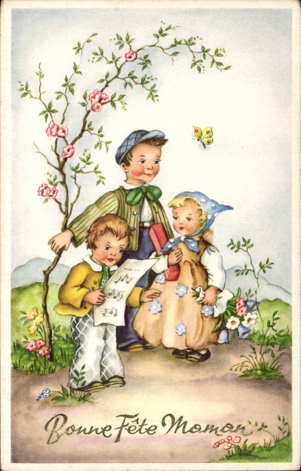 Fantasia - nino - buena mama del festival - CPA