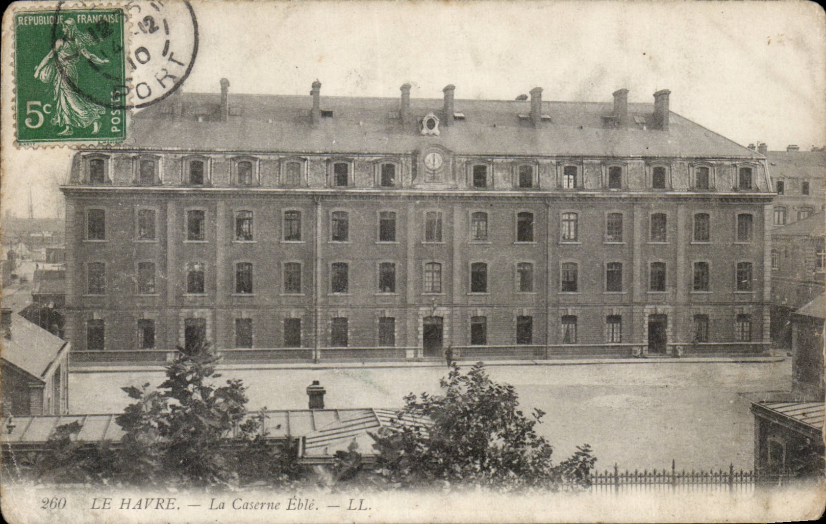 CPA Le Havre los cuarteles de Eble