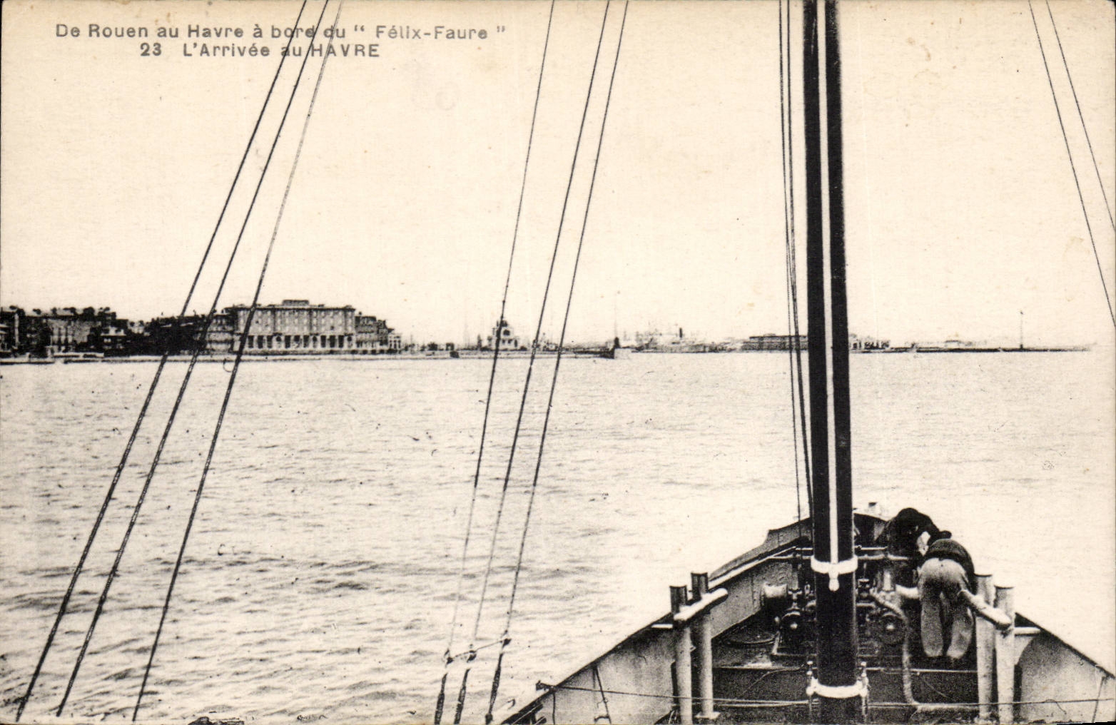 CPA de Ruan en Le Havre de Felix Faure la llegada de Le Havre