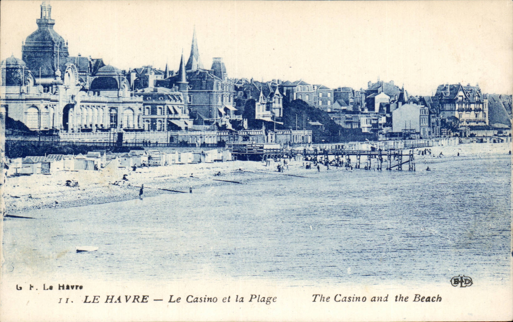 CPA Havre Le casino y la playa