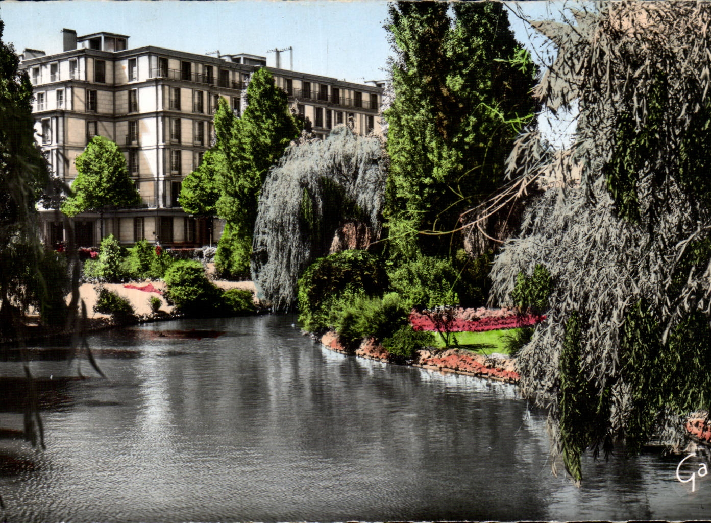 CPSM Havre Le garden y el santo Roch de los edificios