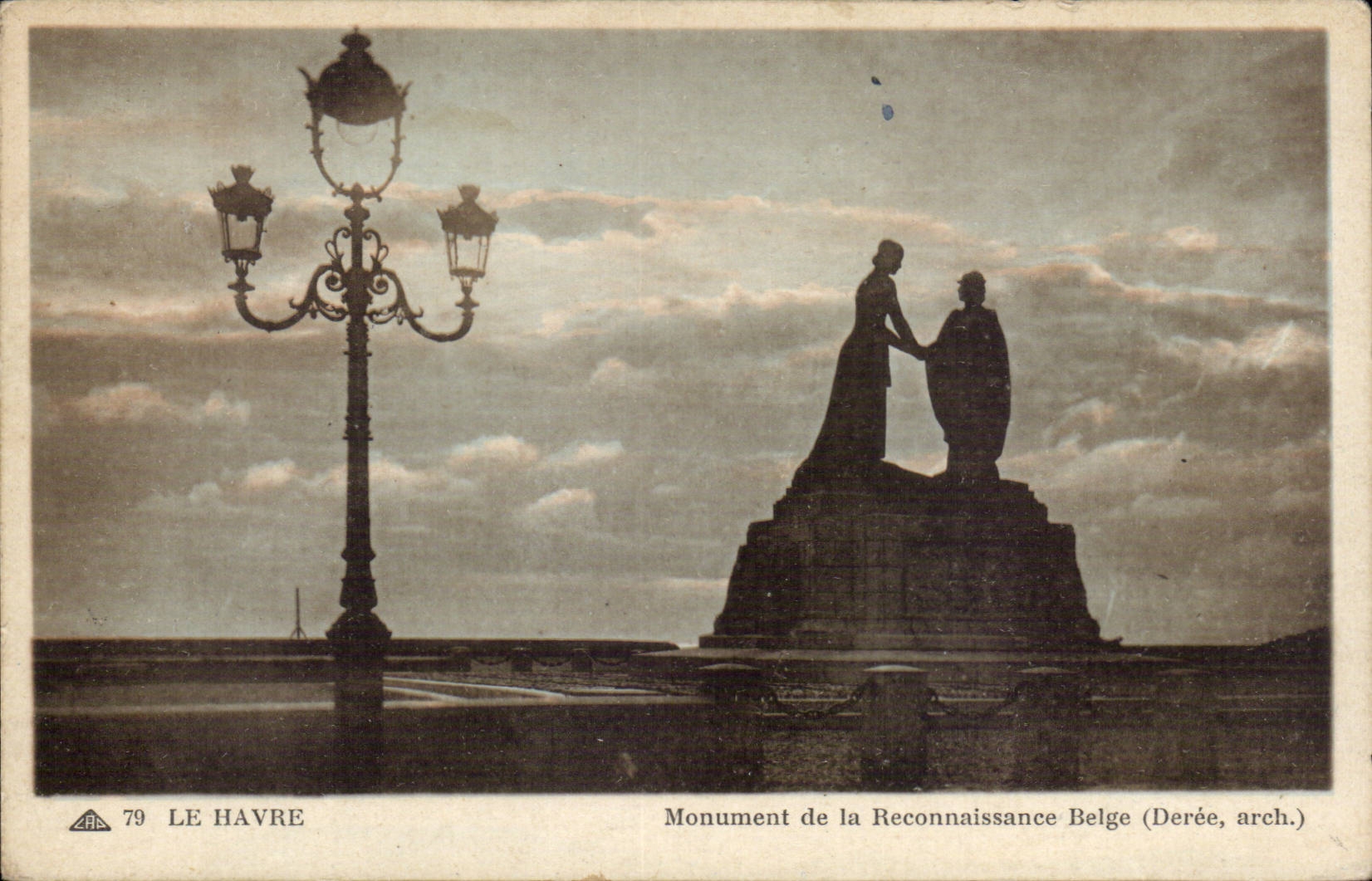 Le Havre - monumento del reconocimiento - CPA
