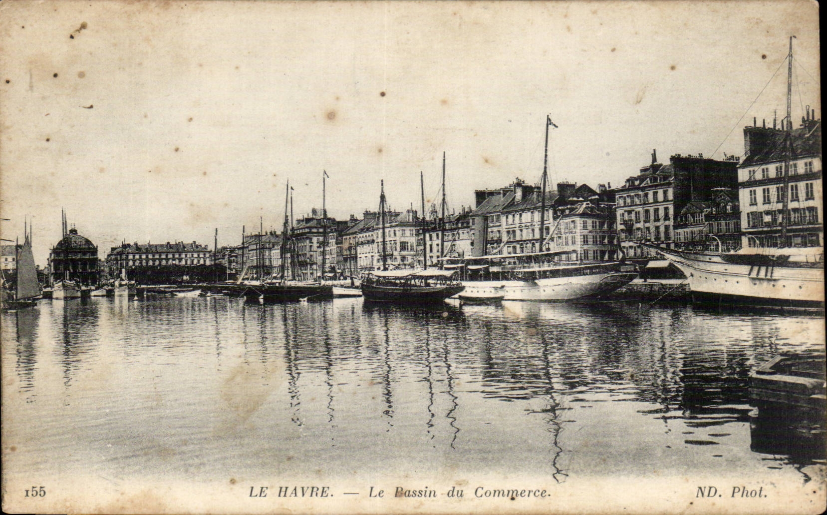 Le Havre - the Basin Commercial - CPA