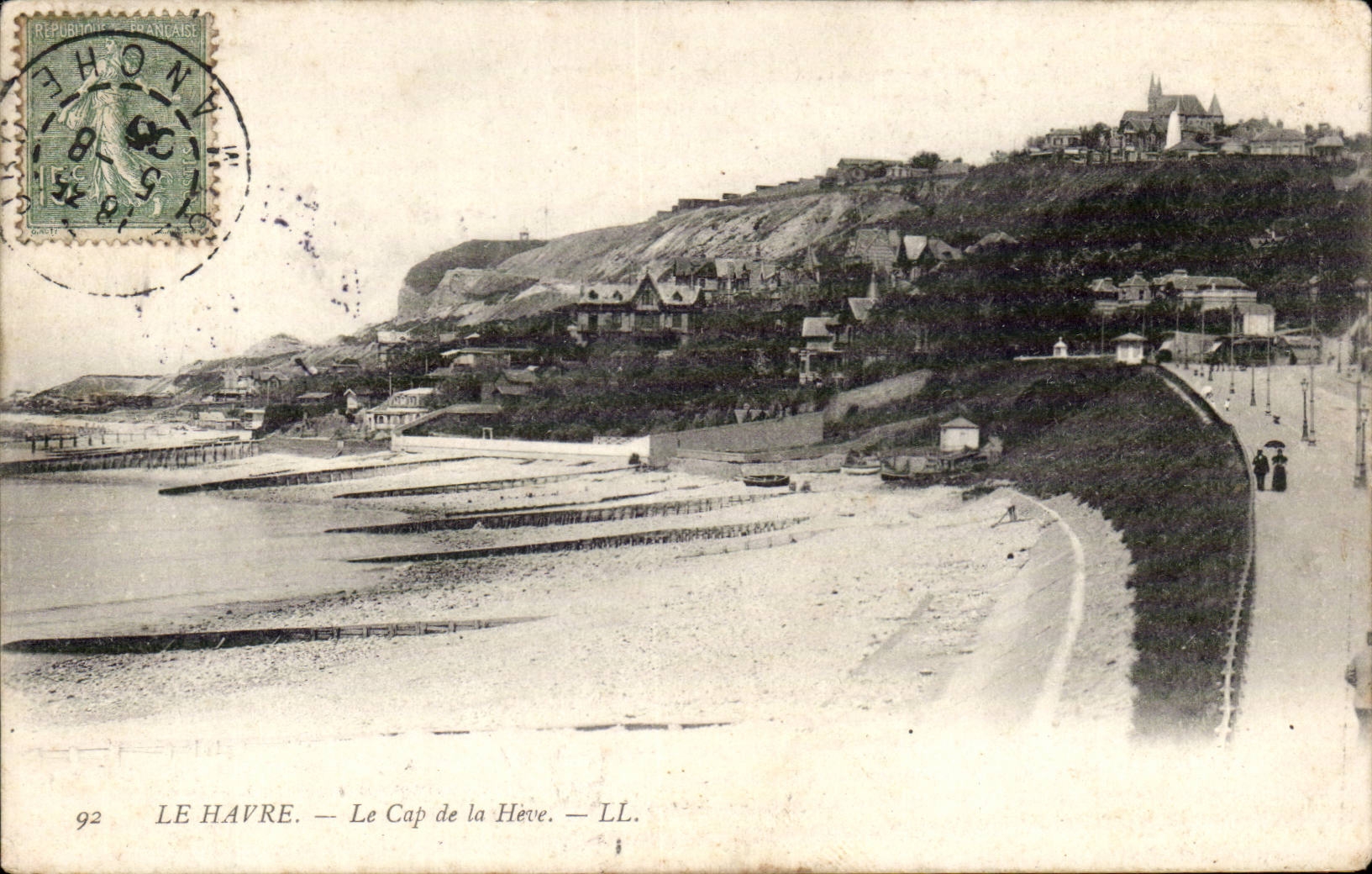 Le Havre el cabo de Heve - CPA