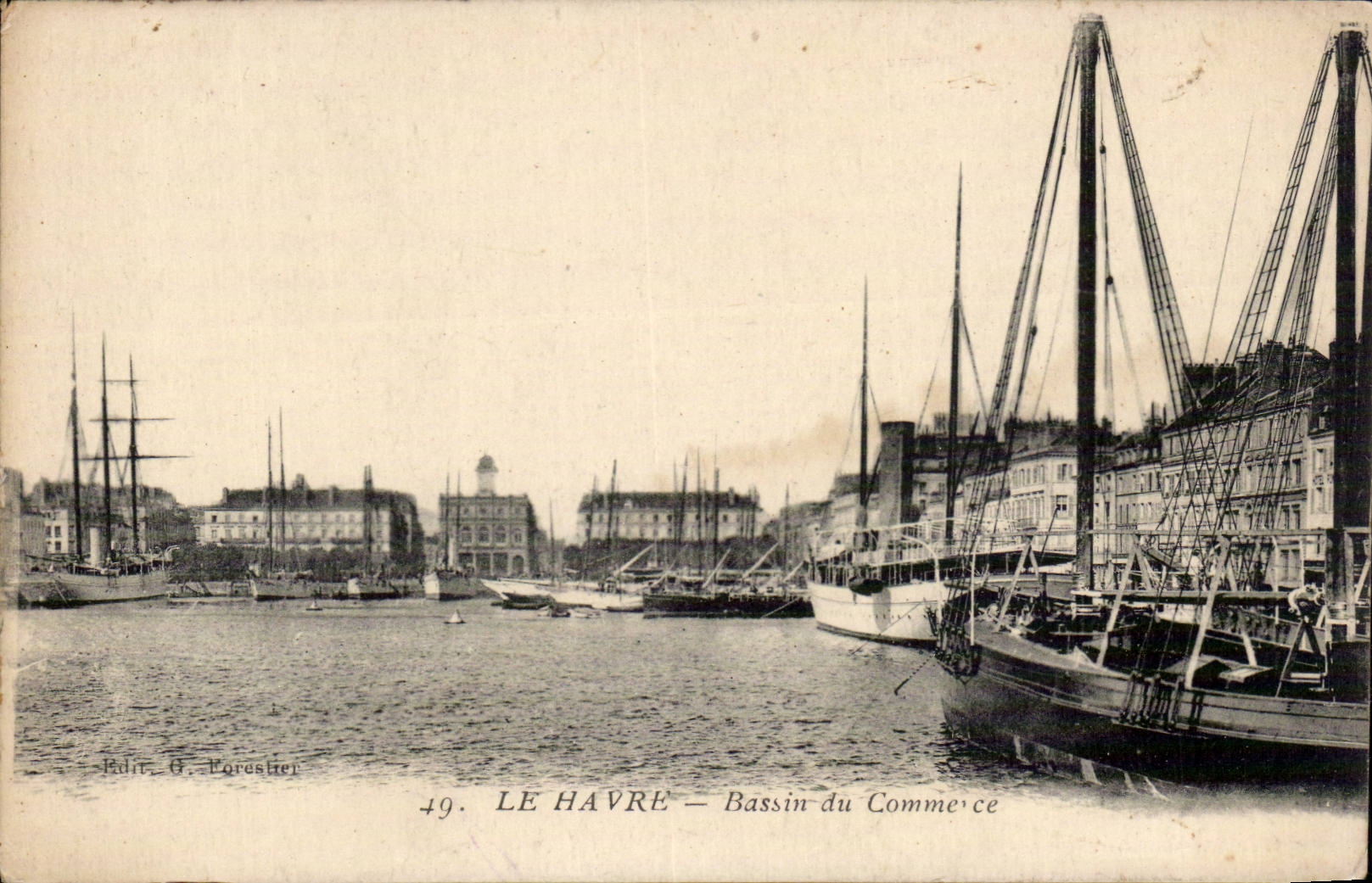 Le Havre - anuncio publicitario del lavabo - CPA