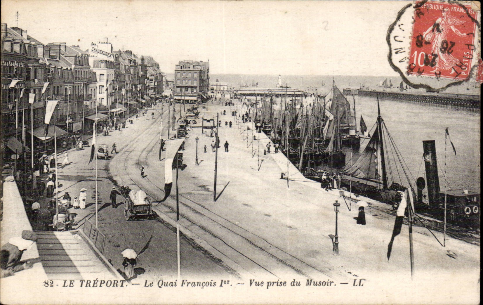 Treport it Quay François I - CPA