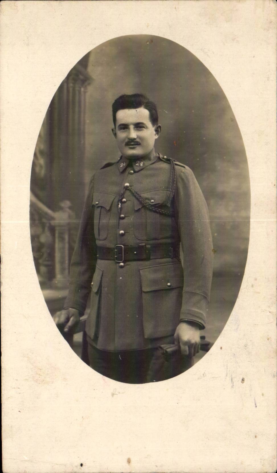 Real photo Militaria hairy Soldier