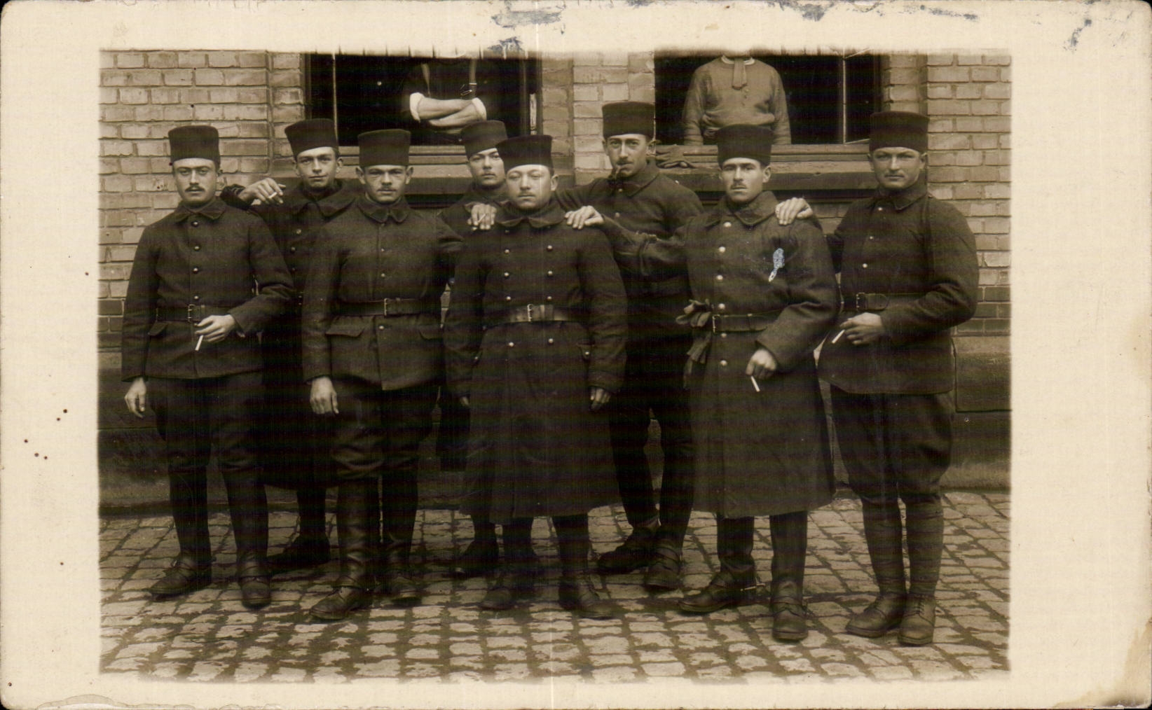 Real photo Militaria Soldiers Regiment