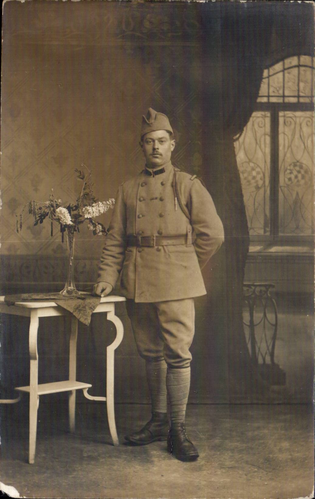 Real photo Militaria Soldier