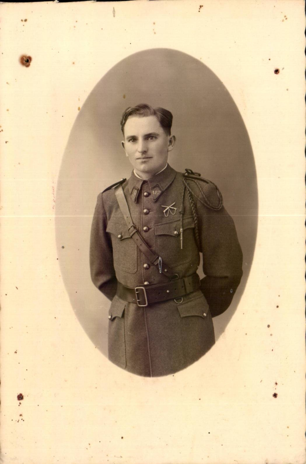 Real photo Militaria Soldier