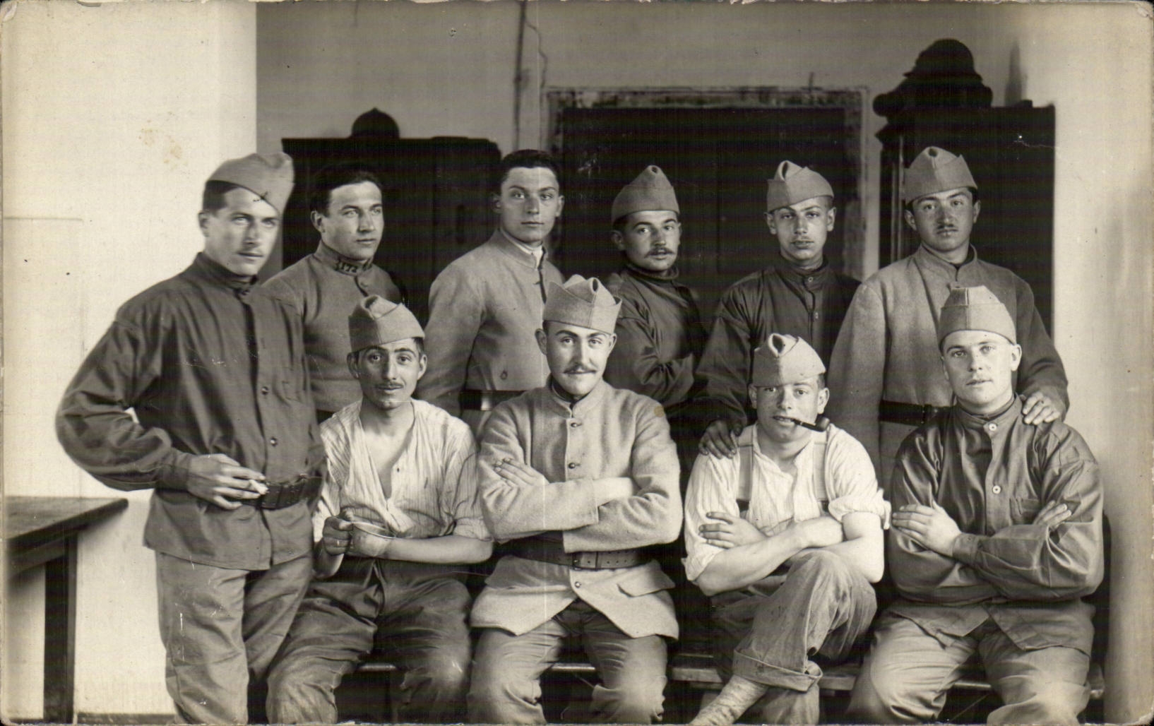 Real photo Militaria Soldiers