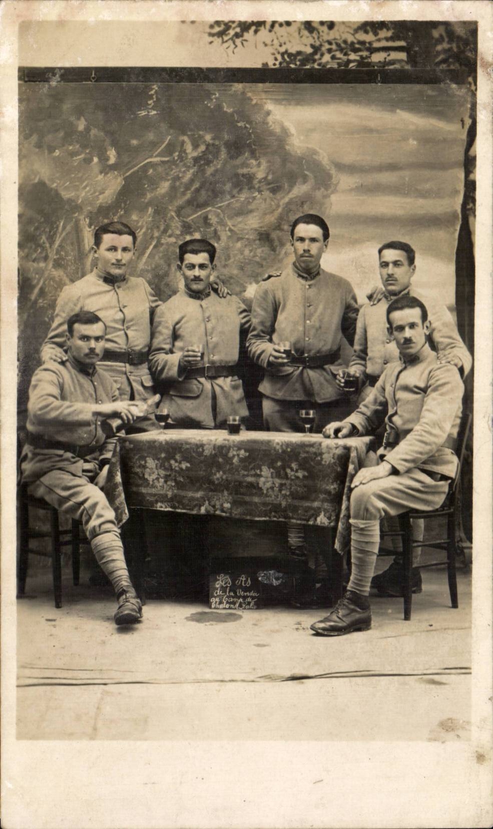 Real photo Militaria Soldiers