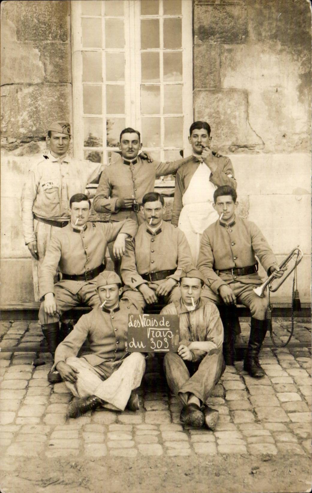 Real photo Militaria truths of truths of the 303