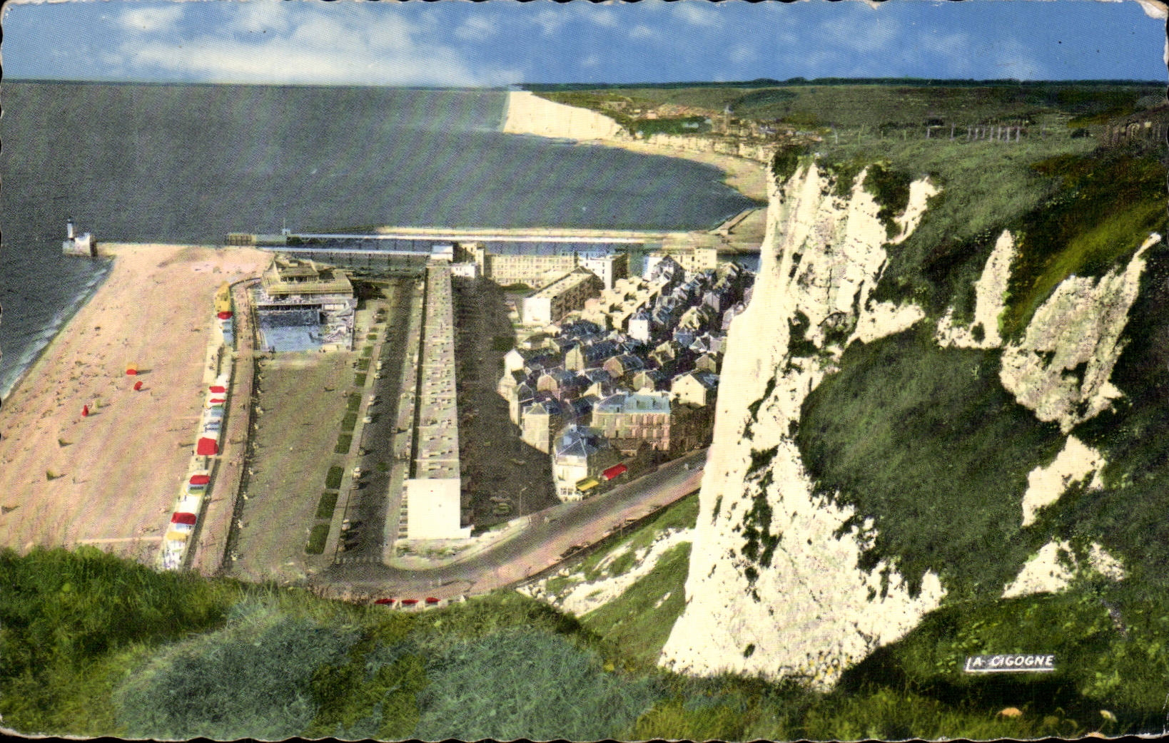 CPA Treport View of the beaches of Treport and Seas