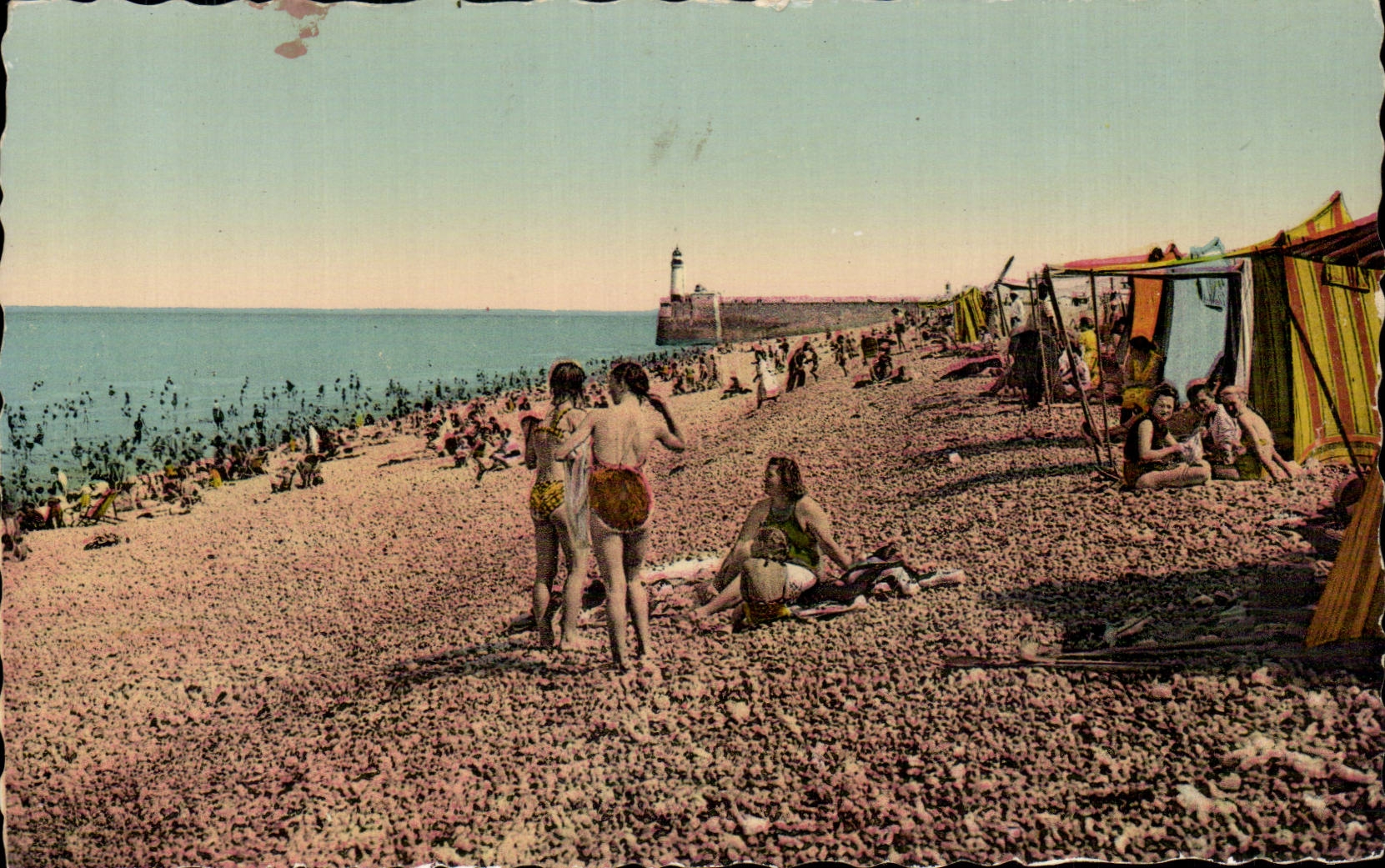 Escenas de CPA Treport de la playa