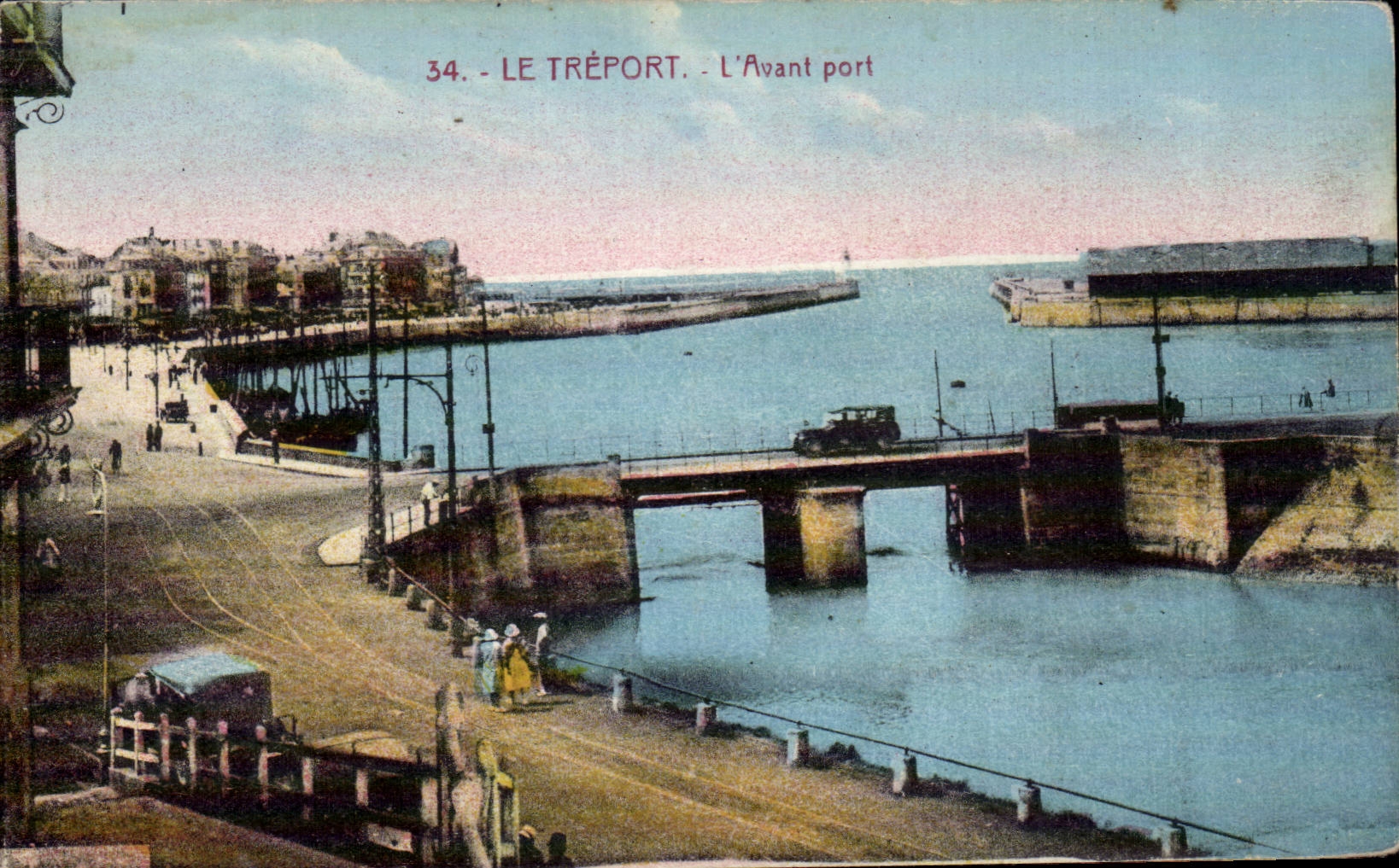 CPA Treport antes del puerto