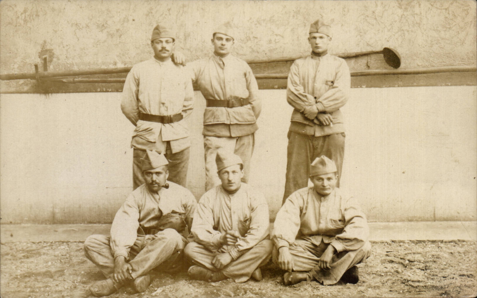 Hairy CPA Militaria Soldier Regiment