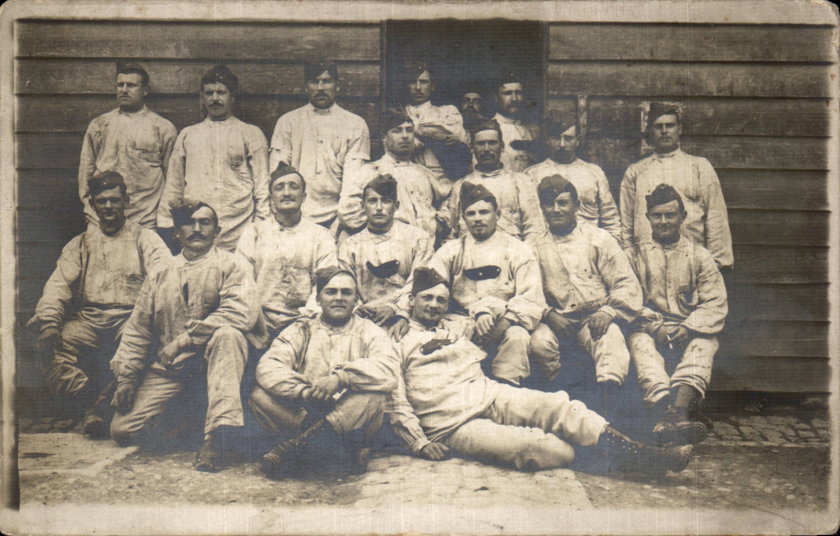 Hairy CPA Real photo Militaria Soldier St Mihiel