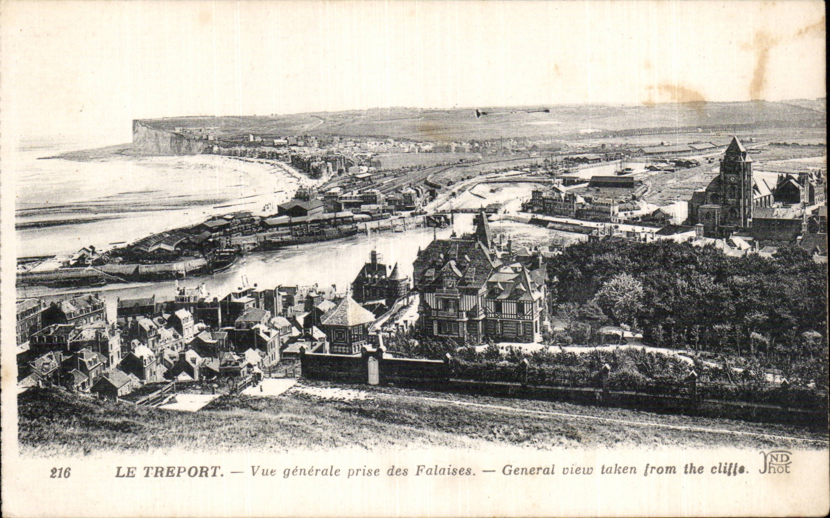 Opinion de CPA Treport tomada de acantilados