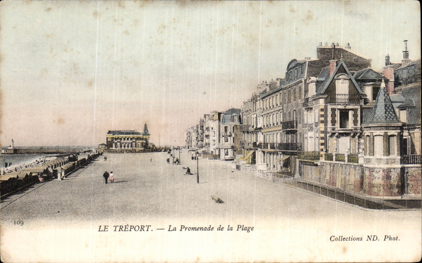 CPA Treport la caminata de la playa