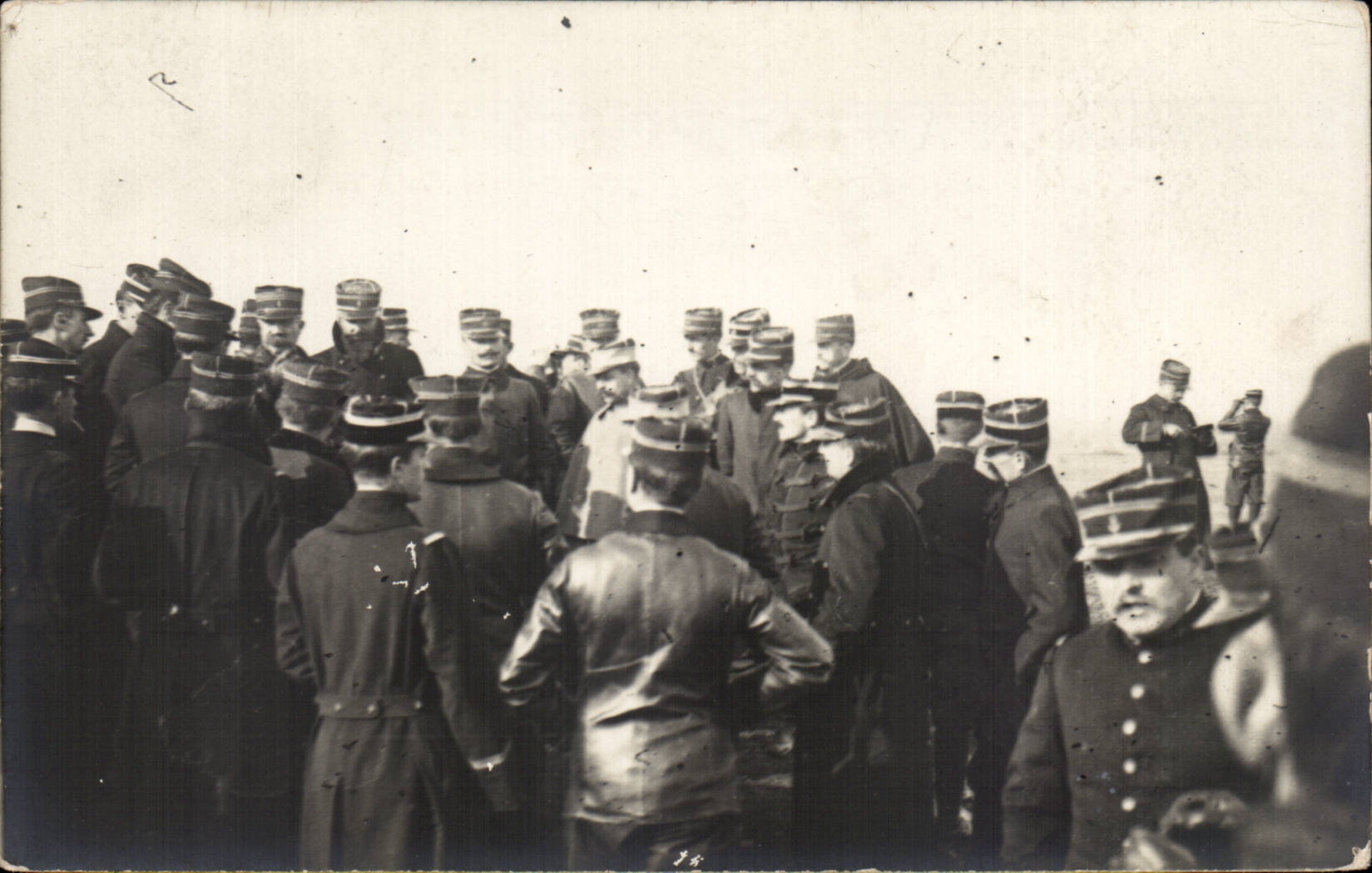 CPA Real photo Militaria Regiment