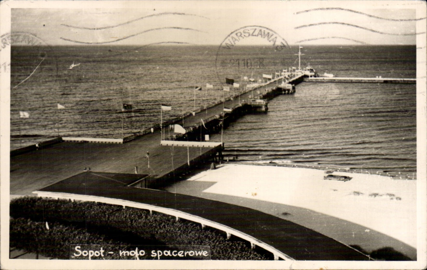 Poland - Pollen - Poland Sopot - Spacerowe Motor bike - CPA