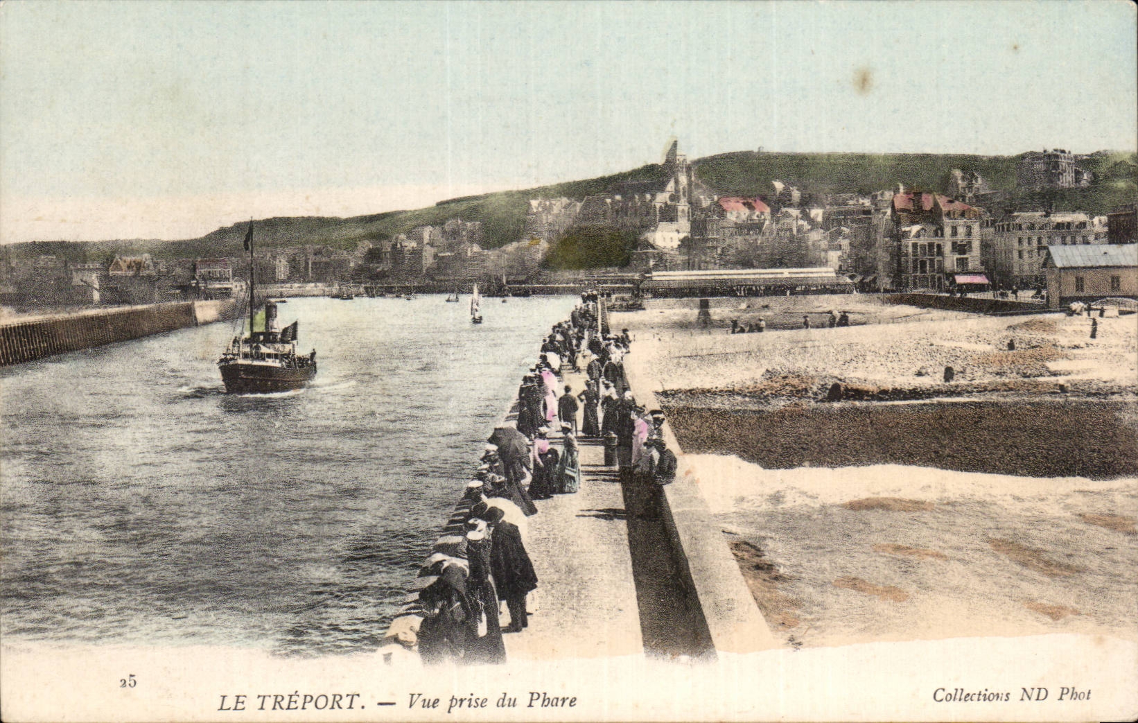 CPA Treport visto de la linterna