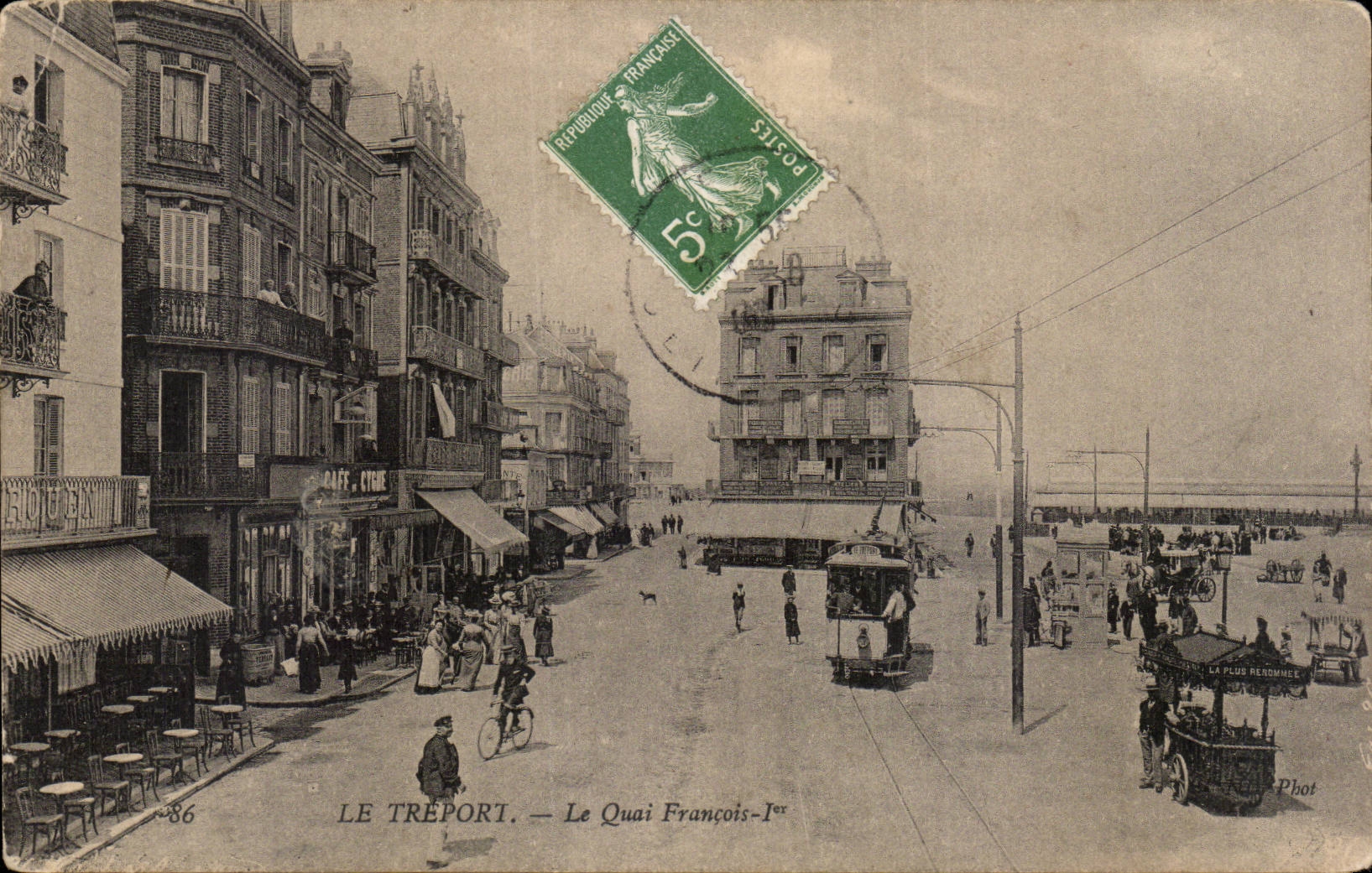 Muelle 1r de CPA Treport Le François