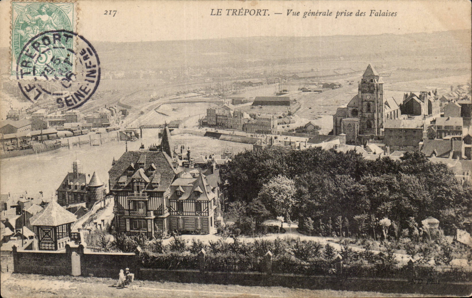 Opinion de CPA Treport tomada de acantilados