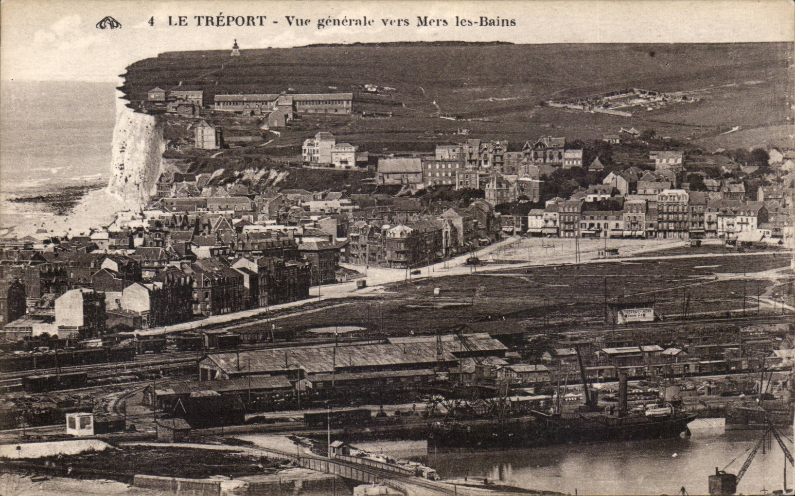 Opinion de CPA Treport hacia los les Bains de los mares