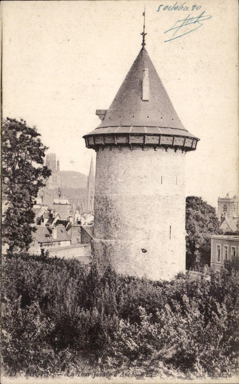 CPA Rouen the Jeanne tower of arc