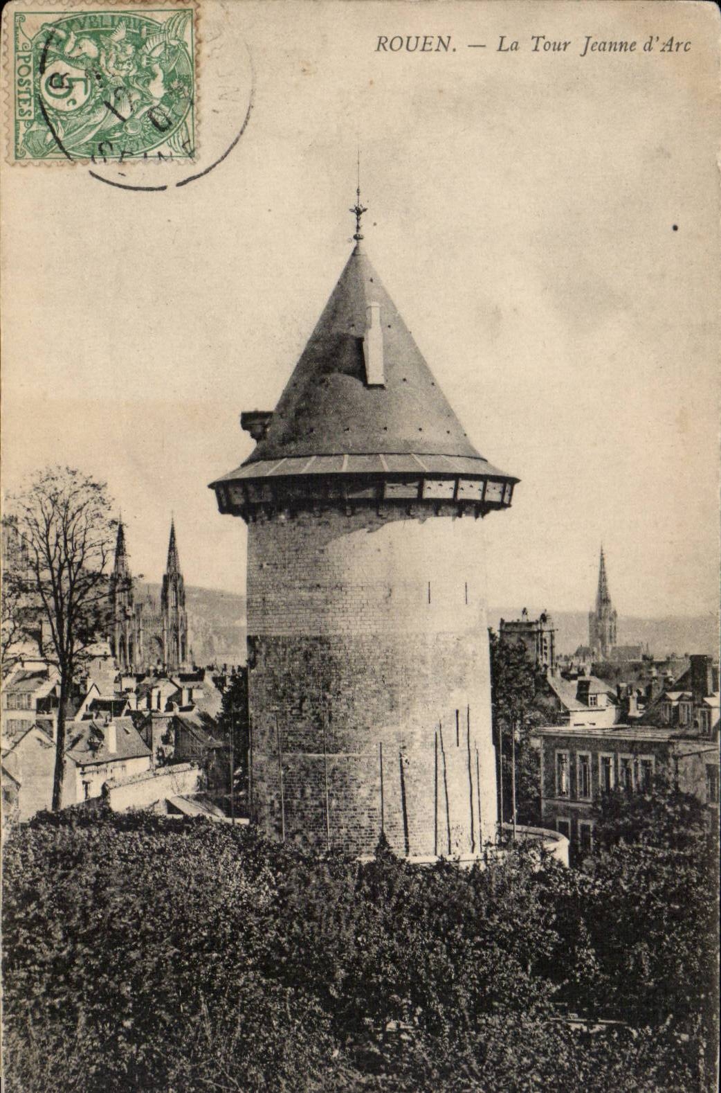 CPA Rouen the Jeanne tower of arc