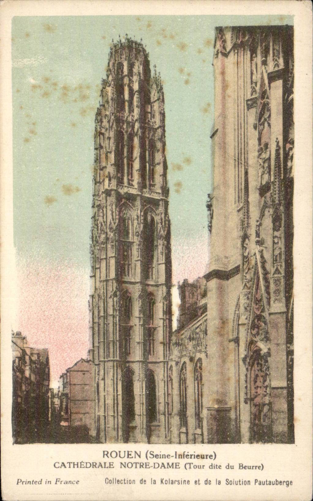 CPA Rouen Notre Dame Cathedral