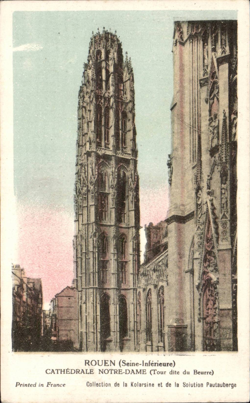 CPA Rouen Notre Dame Cathedral