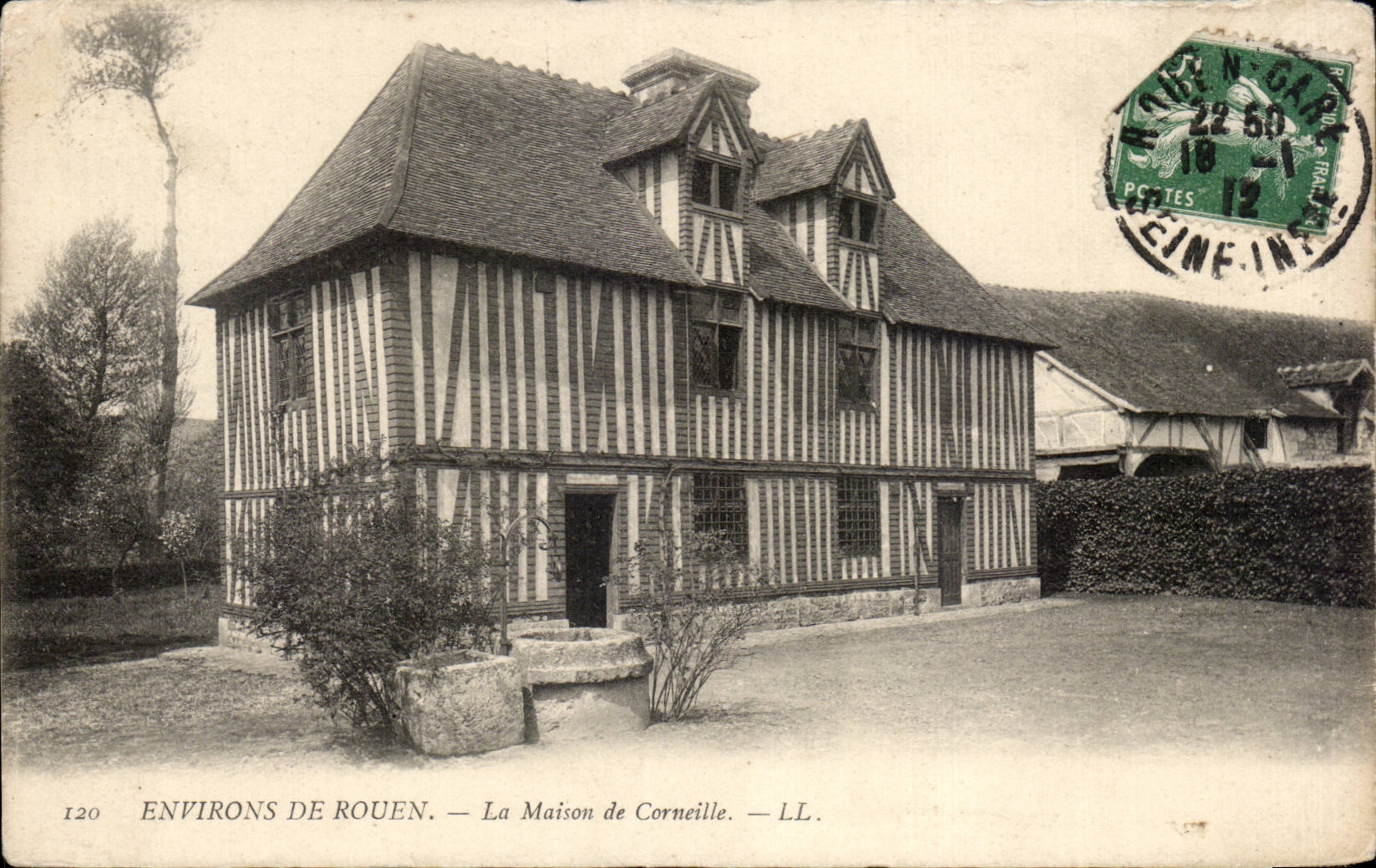 CPA Surroundings of Rouen the house of Crow