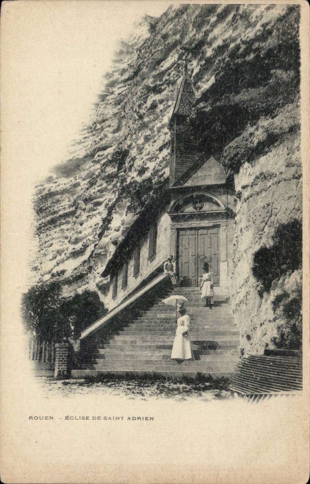 CPA Rouen Church of Saint Adrien