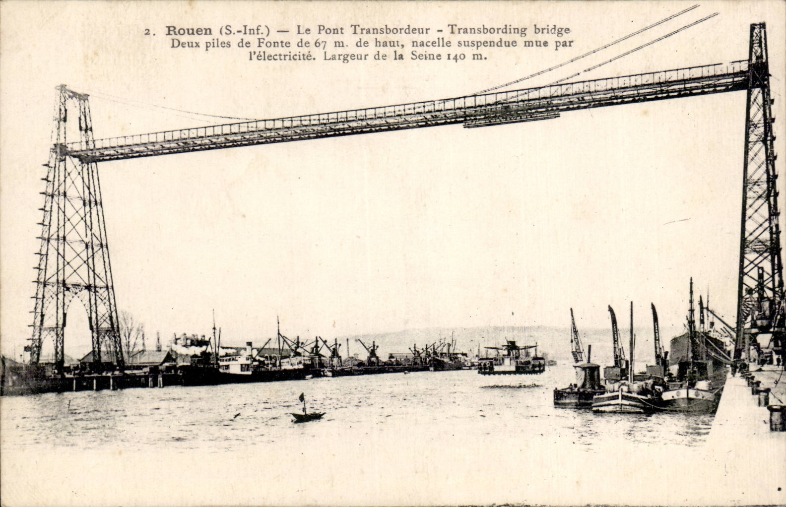 CPA Rouen Le transporter bridge