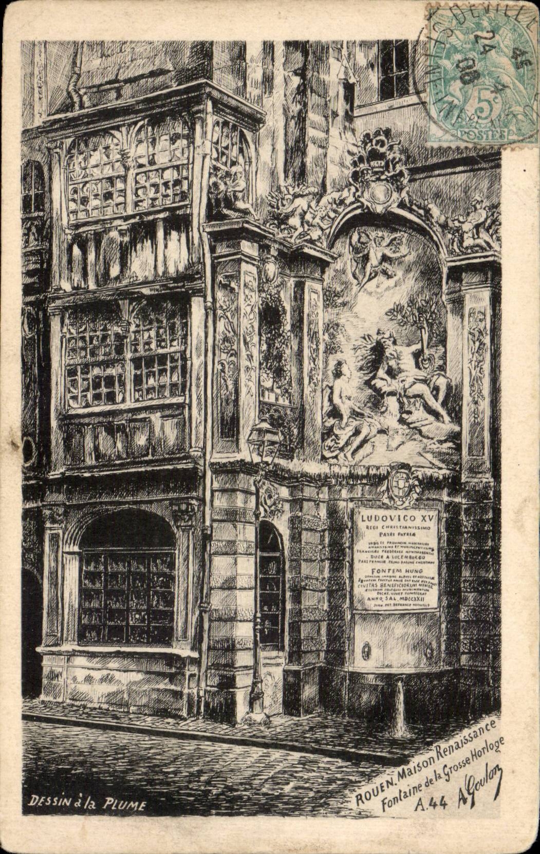 CPA Rouen House Renaissance