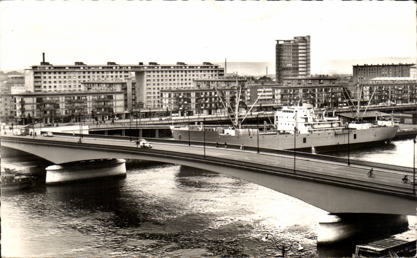 CPSM Rouen Buildings of the docks