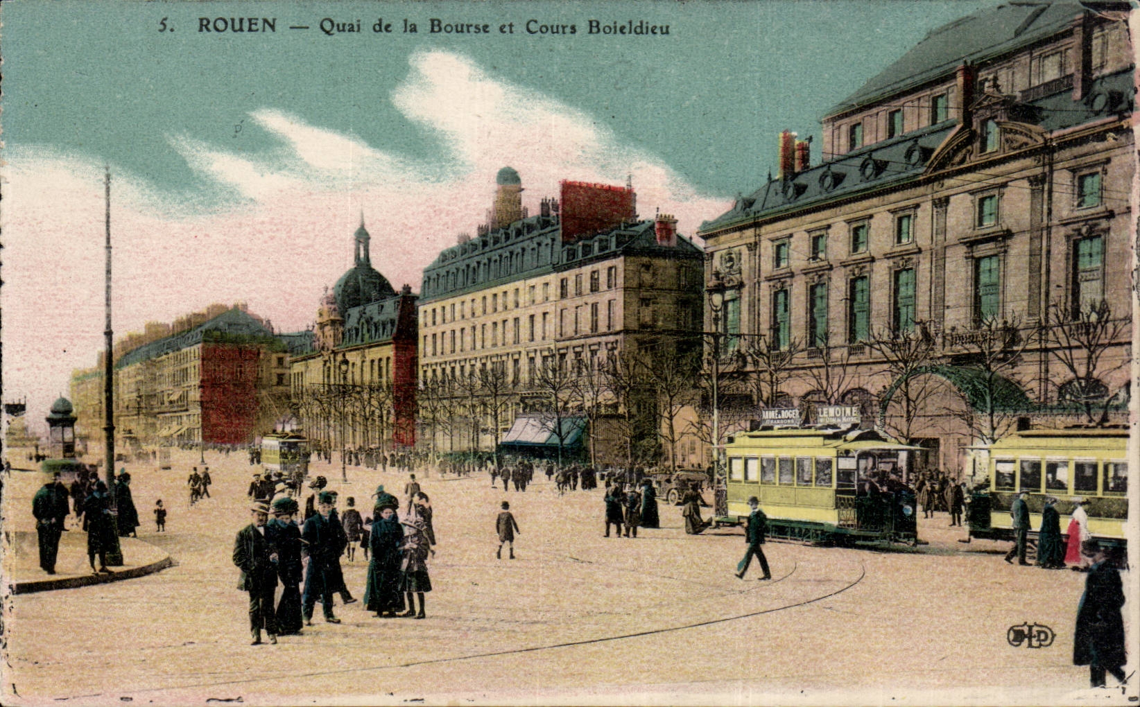 CPA Rouen Quay of the Stock Exchange and Boieldieu Course